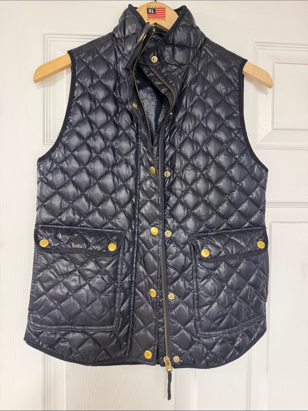JCrew navy vest size xxs